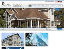 Tablet Screenshot of glass-product.pl